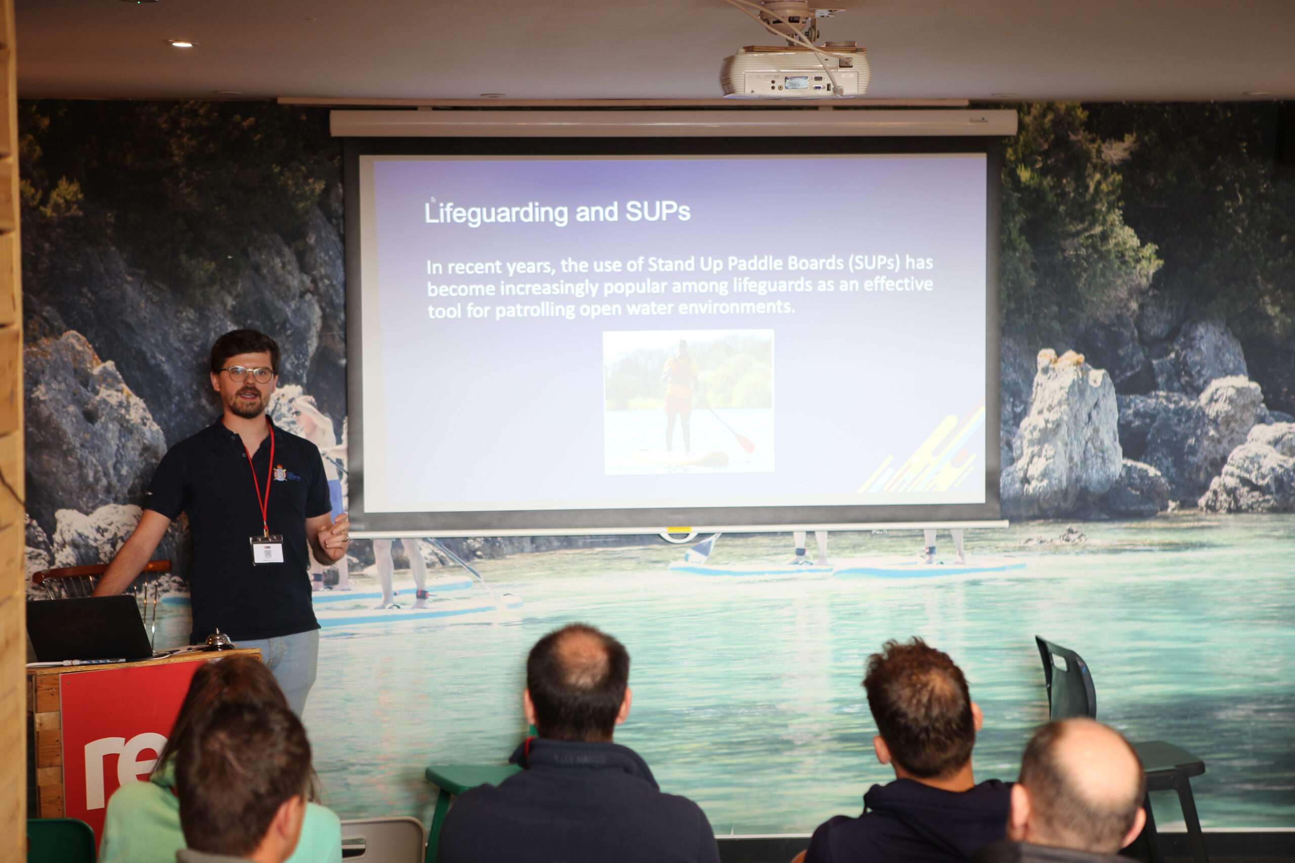 jamie radmore - rlls uk qualifications and awards manager talks on SUPS used as rescue craft