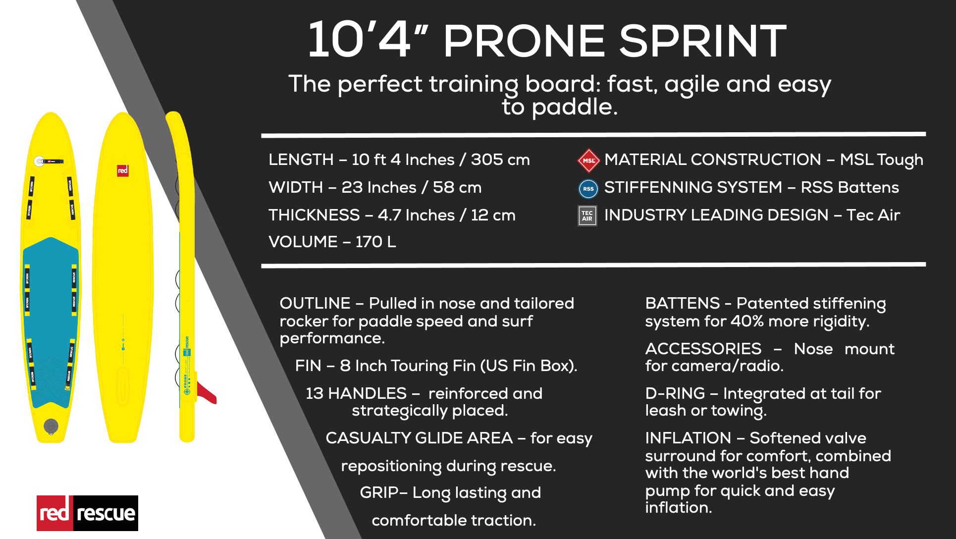 Snip20220222_59 10.4 Prone Sprint Inflatable Rescue Board